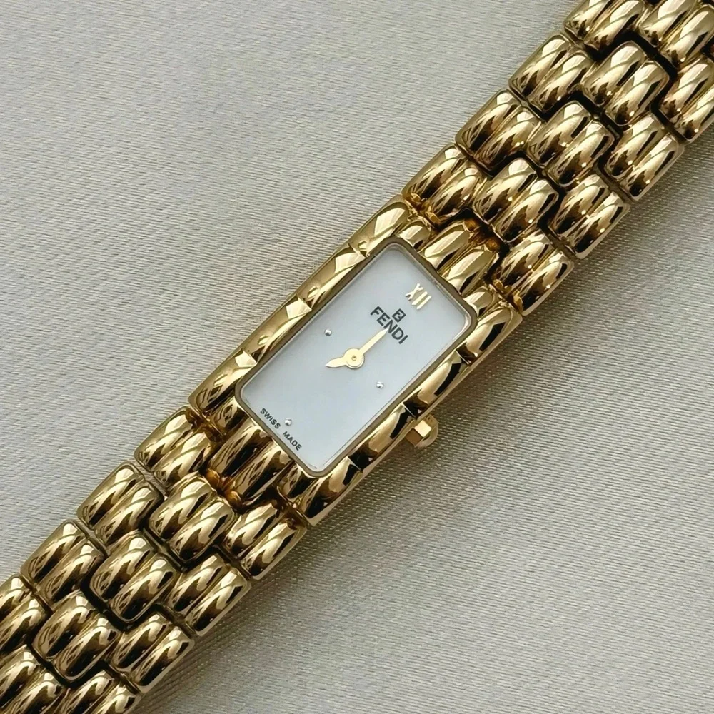 AUTHENTIC VINTAGE FENDI GOLD WATCH